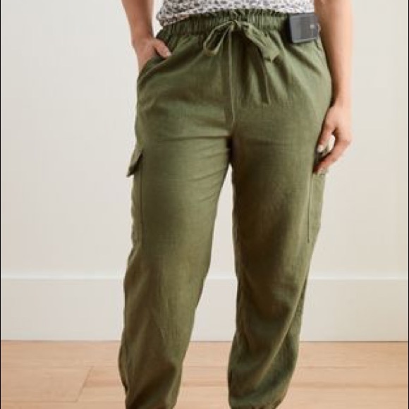 jogger pants army green